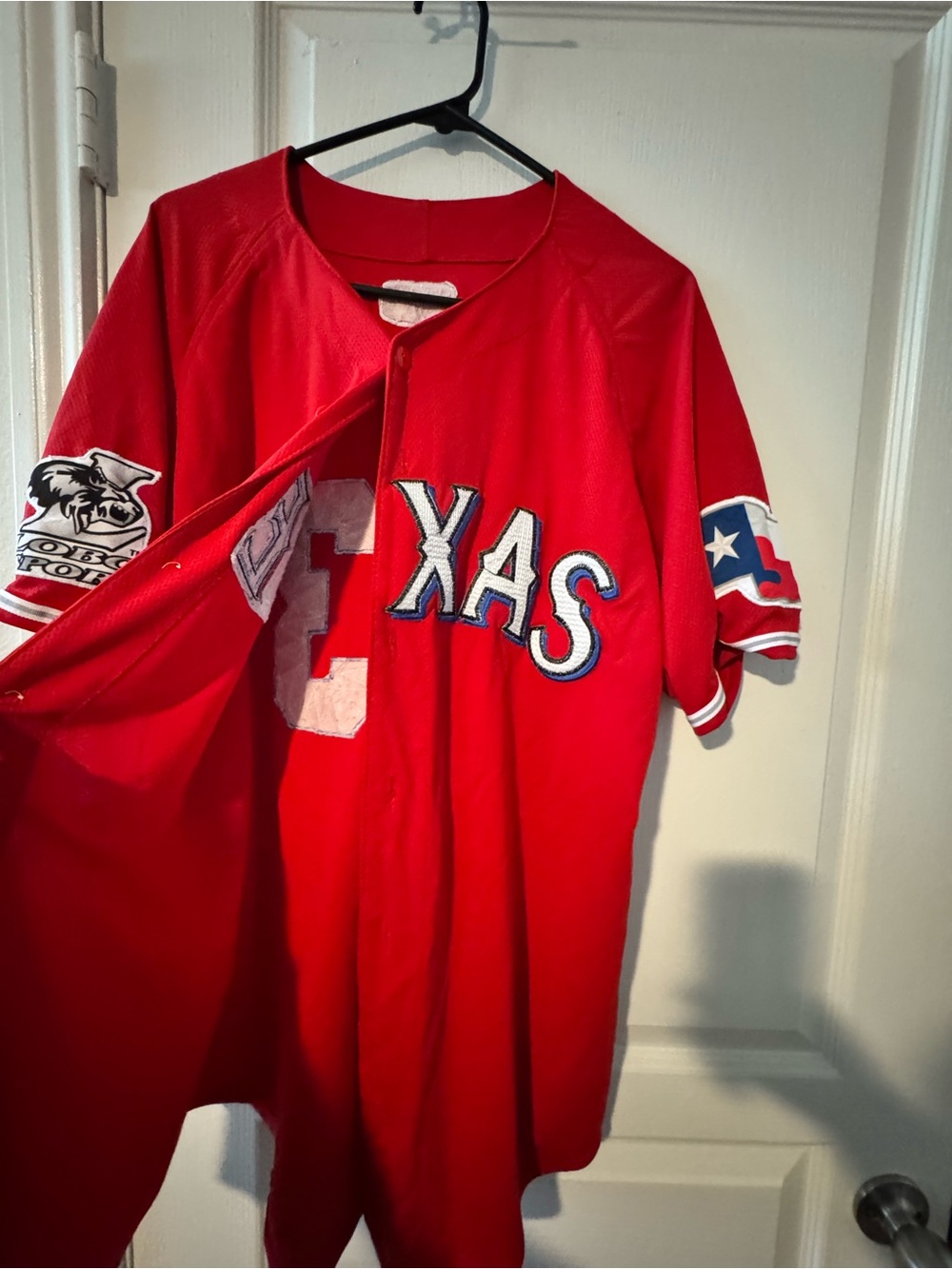 Vintage 90s/00s Lobo Sport TEXAS Baseball Jersey - Picture 5 of 6